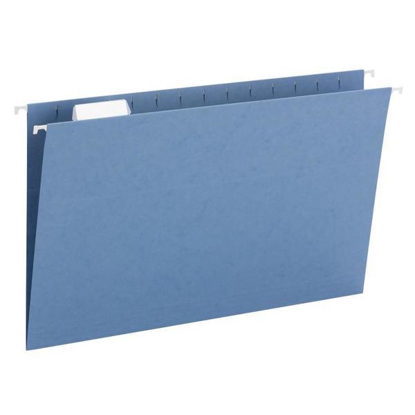 Smead Folder, Hanging, Lgl, 1/5, Blue Pk SMD64160